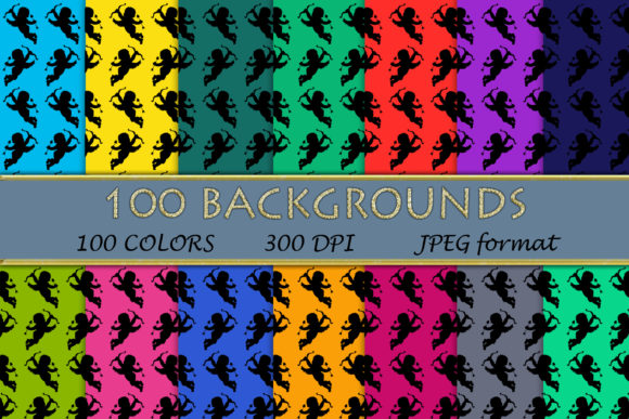 100 Angel Digital Papers: A Creative Resource for Designers and Creators