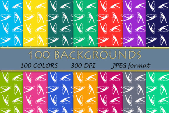 100 Fitness Pattern Digital Papers: A Versatile Resource for Designers and Creators