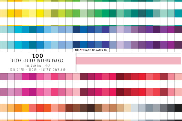 100 Rugby Stripes Pattern Paper: A Versatile Tool for Creative and Productive Workflows