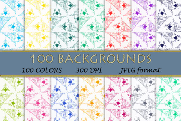 100 Spider Web Digital Papers: A Versatile Resource for Designers and Creators