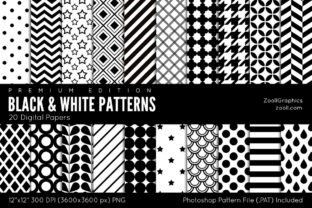 Black and White Digital Papers: A Versatile Resource for Creative Projects