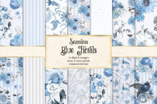 Blue Floral Digital Paper: A Versatile Tool for Creative Projects