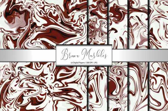 Brown Marble Pattern Abstract Background