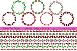 Discover Ladybug Frames Borders: A Versatile Clipart Collection for Creative Projects