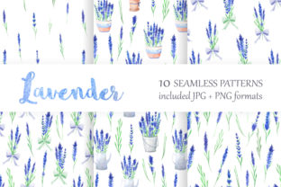 Discover the Beauty of Lavender Watercolor Seamless Patterns for Creative Projects