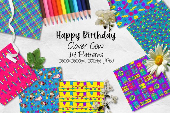 Happy Birthday Clover Cow: A Creative Resource for Scrapbookers and Designers