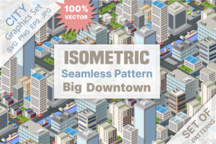 Isometric Landscape Seamless Map: A Versatile Design Resource for Creative Professionals