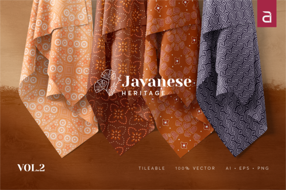 Javanese Heritage - Seamless Batik Vol 2: A Creative Resource for Designers and Artists