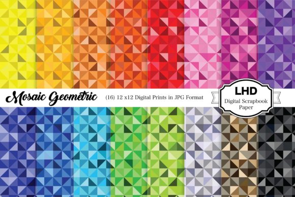 Mosaic Geometric Digital Papers: A Strategic Tool for Creative and Operational Excellence