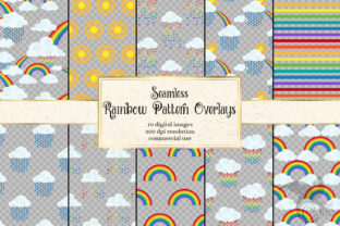 Rainbow Pattern Overlays: A Versatile Design Tool for Creative Projects