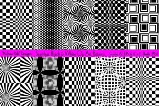 Seamless Black White Op