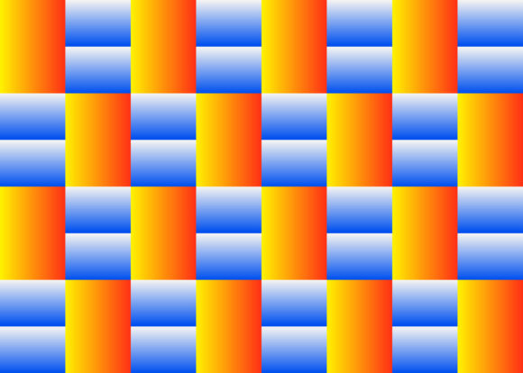Seamless Blue and Orange Patterns
