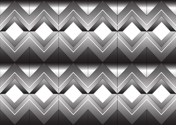 Seamless Pattern Black White