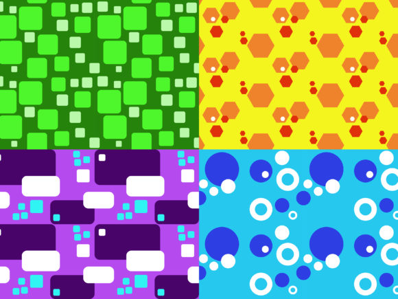 Seamless Pattern Bundling Elegant Square