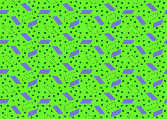 Seamless Pattern Parallelogram Green