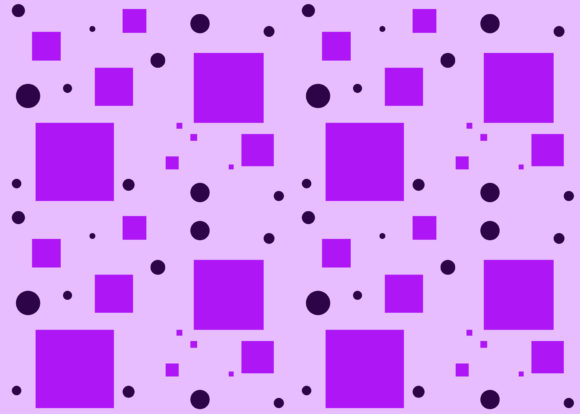 Seamless Pattern Square Circle Purple