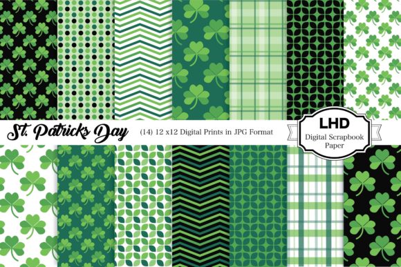 St. Patricks Day Digital Papers