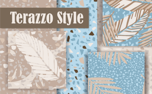 Terazzo Style: A Timeless Design Trend Reimagined with Tropical Leaf Shapes