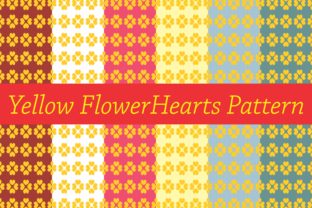 Yellow FlowerHearts Pattern: A Versatile Design for Creative Projects